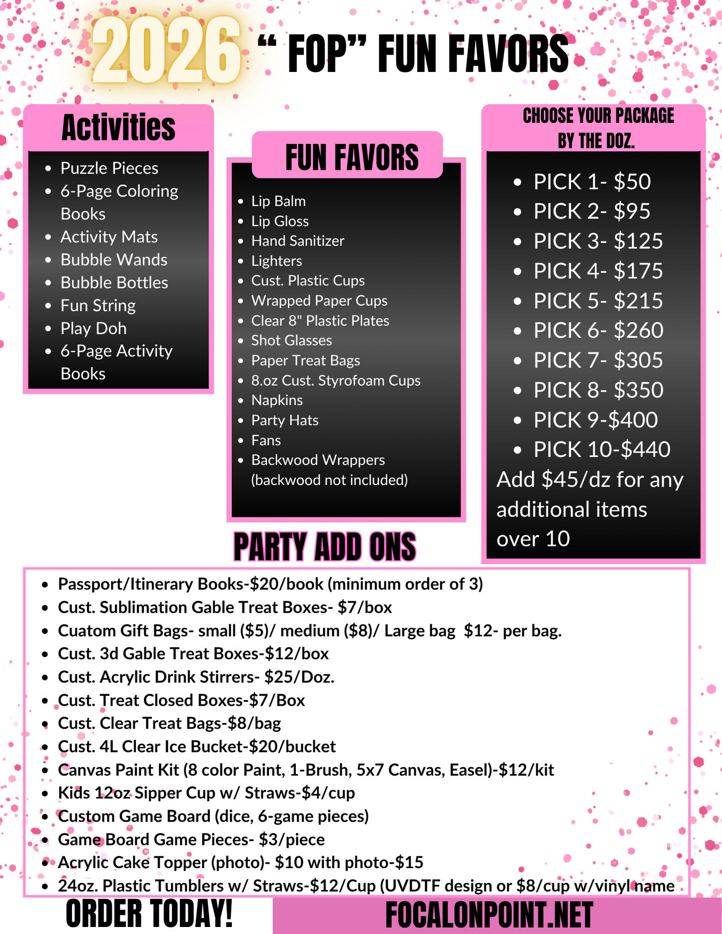 PARTY FAVOR
