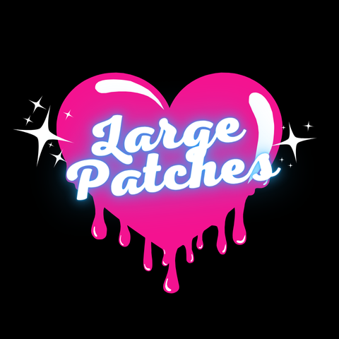 Large Iron-On Patches